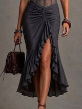 Delia - Abito Midi Vintage in Pizzo