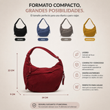 Elena - Borsa Minimalista a Mezzaluna Compatta