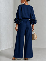 Ingrid - Coordinato con Polsini Floreali