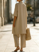Isabella - Completo in Cotone a Tre Pezzi