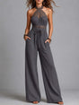 Marlene - Tuta Boho in Pizzo Grigio Marengo