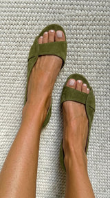 Nina - Sandali Bassi Slingback a Punta Aperta