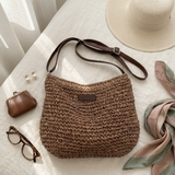 Simona - Borsa Intrecciata Funzionale con Tracolla