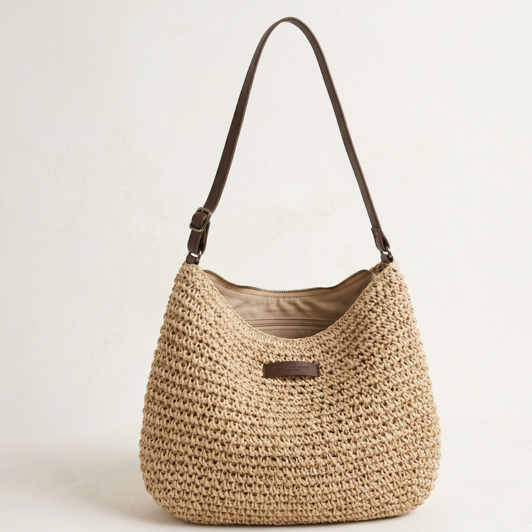 Simona - Borsa Intrecciata Funzionale con Tracolla