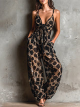 Vera | Tuta Animalier con Scollo a V