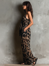 Vera - Tuta Animalier con Scollo a V