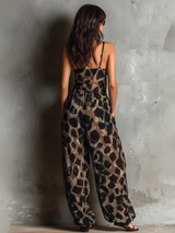 Vera - Tuta Animalier con Scollo a V