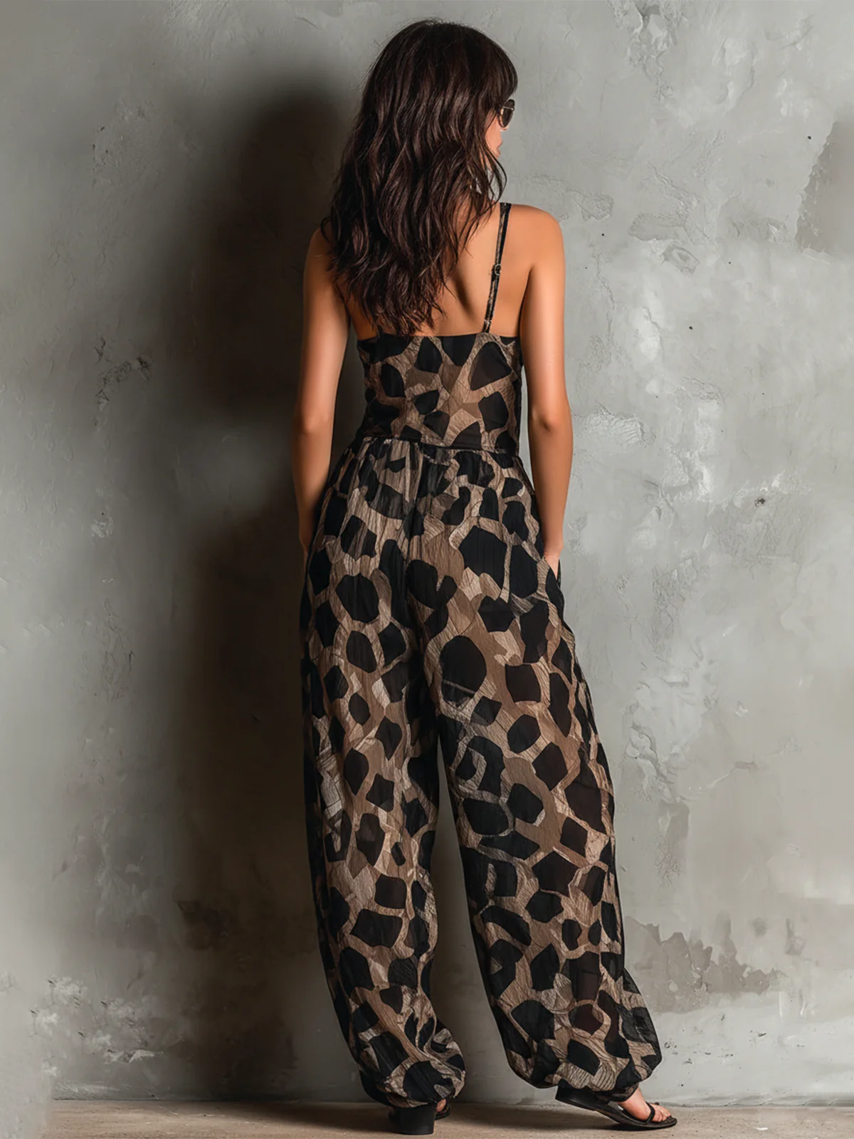 Vera | Tuta Animalier con Scollo a V