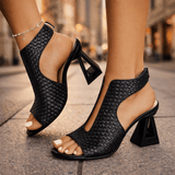 Victoria - Sandali con Tacco Intrecciati ed Eleganti