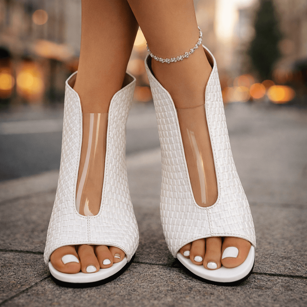 Victoria - Sandali con Tacco Intrecciati ed Eleganti