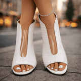Victoria - Sandali con Tacco Intrecciati ed Eleganti