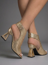 Victoria - Sandali con Tacco Intrecciati ed Eleganti