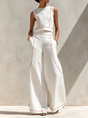 Vittoria - Completo con Top e Pantalone Ampio Elegante